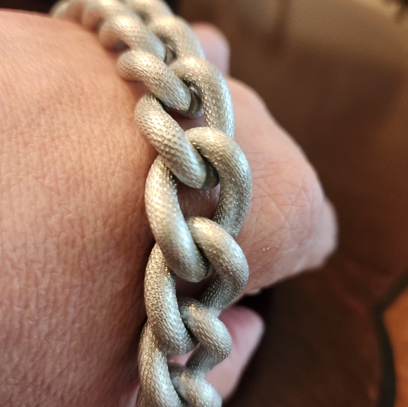 Vintage Chunky Link Chain Necklace - Picture 7 of 11